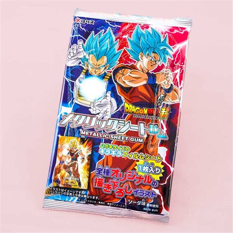 metallic sheet gum|Dragon Ball Super Metallic Sheet Gum – Blippo.